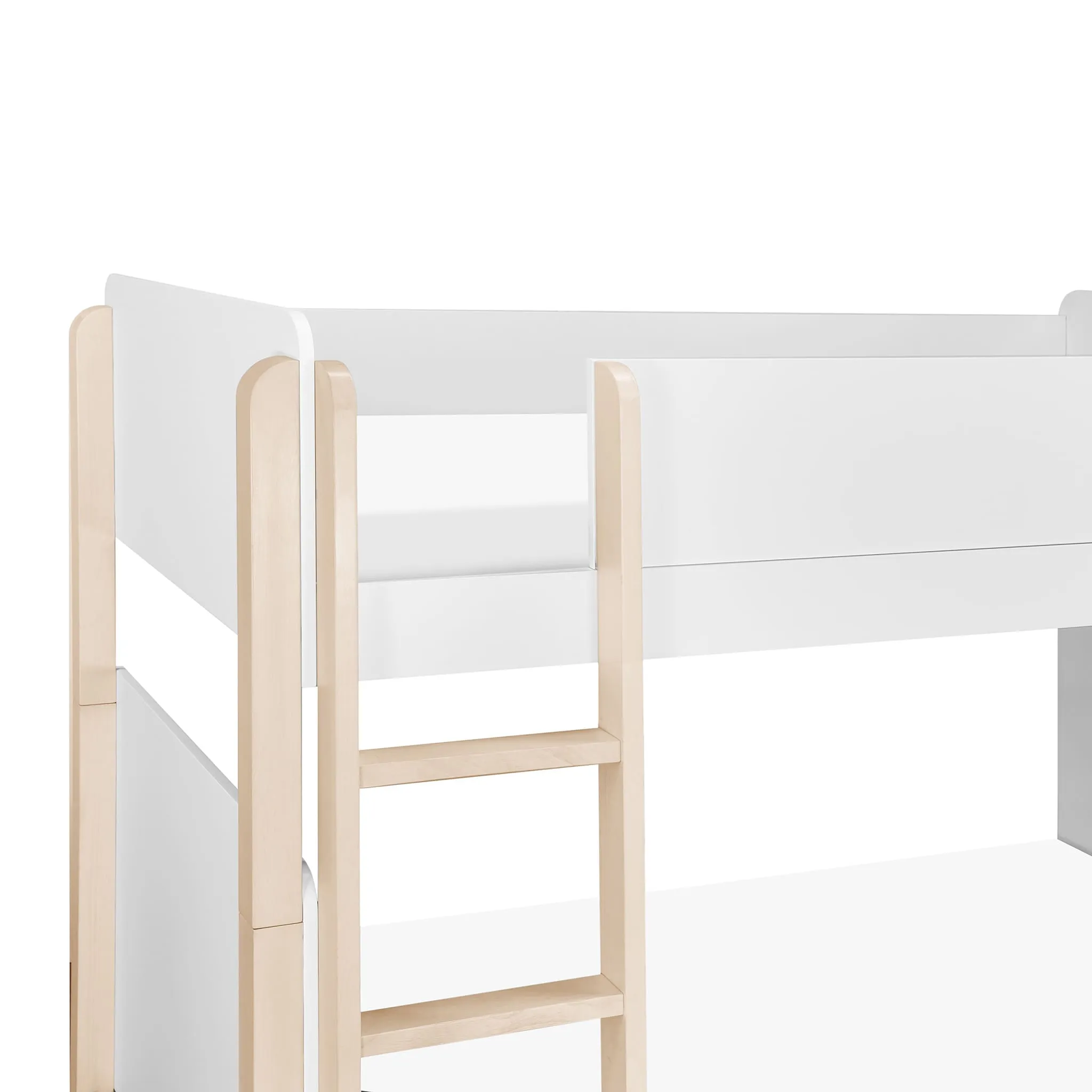 Babyletto Lit Superposé Tiptoe - Blanc  Naturel Lavé