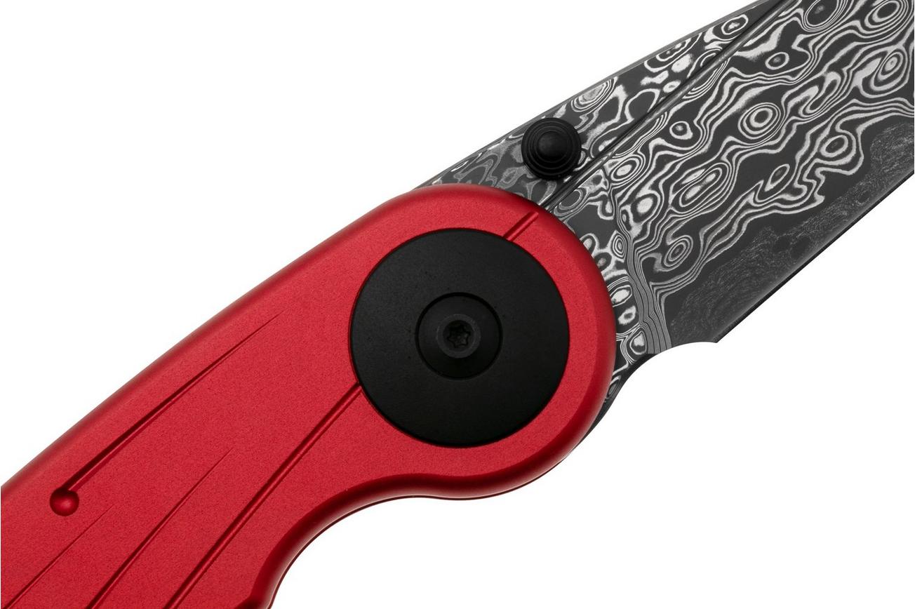 Civivi Starflare C23052-DS1 Damascus, Red Aluminum, zakmes