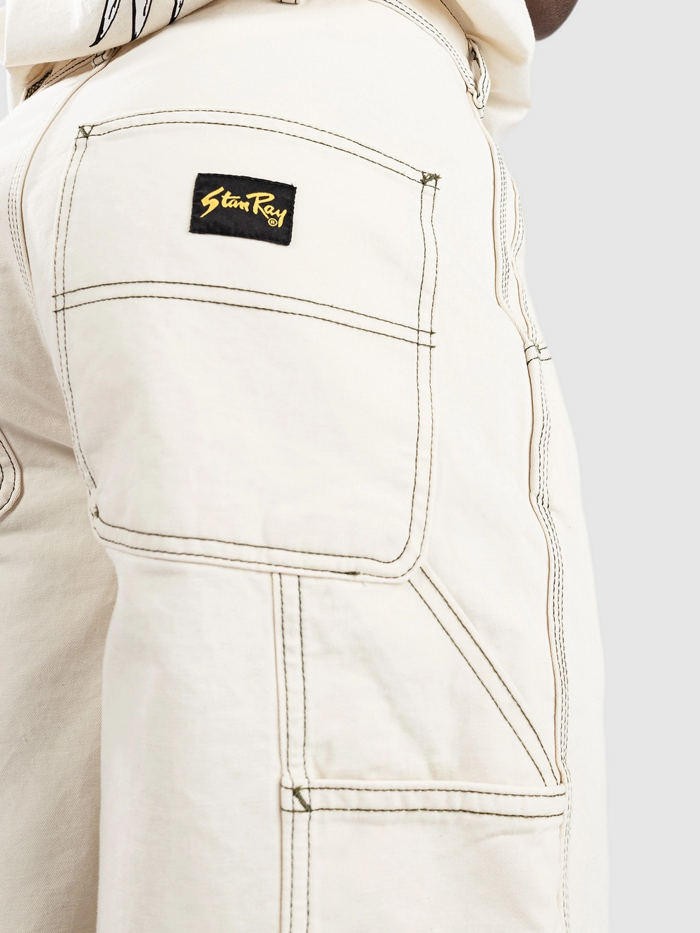 Stan Ray Big Job Shorts natural twill