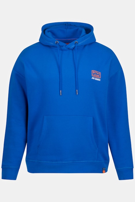 STHUGE Hoodie, oversized, Rückenprint, Kapuze