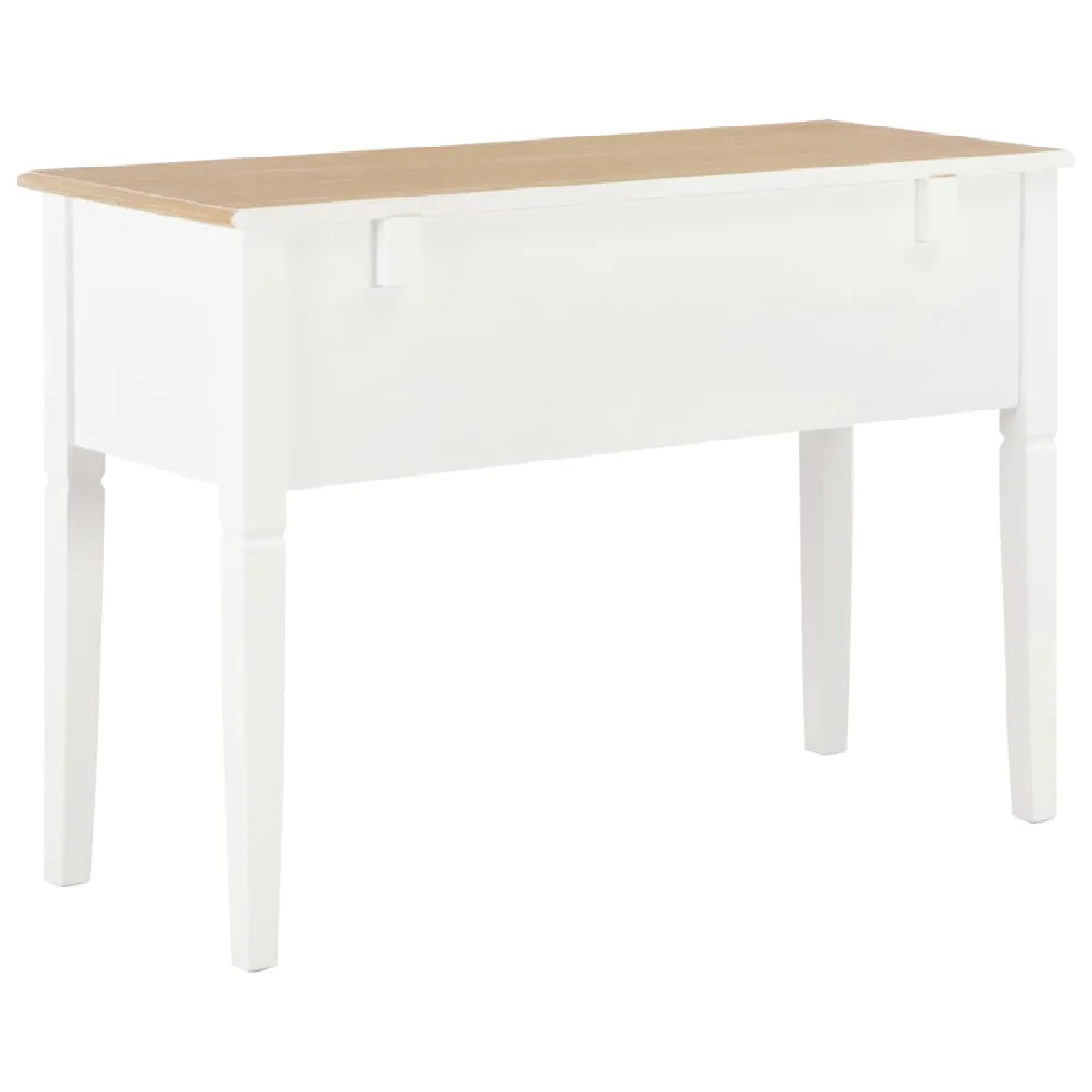 VidaXL Bureau Blanc ((109,5 x 45 x 77,5 cm))