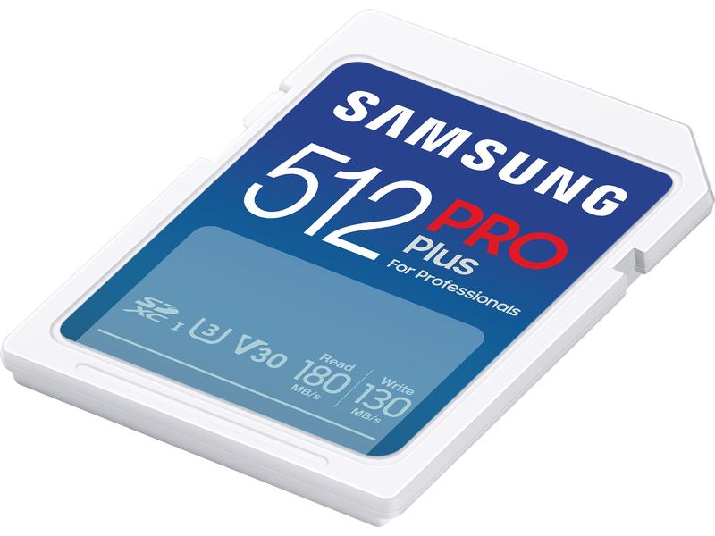 Samsung SDXC-Karte Pro Plus (2023) 512 GB Speicherkarte mit 512 GB Speicherkapazität