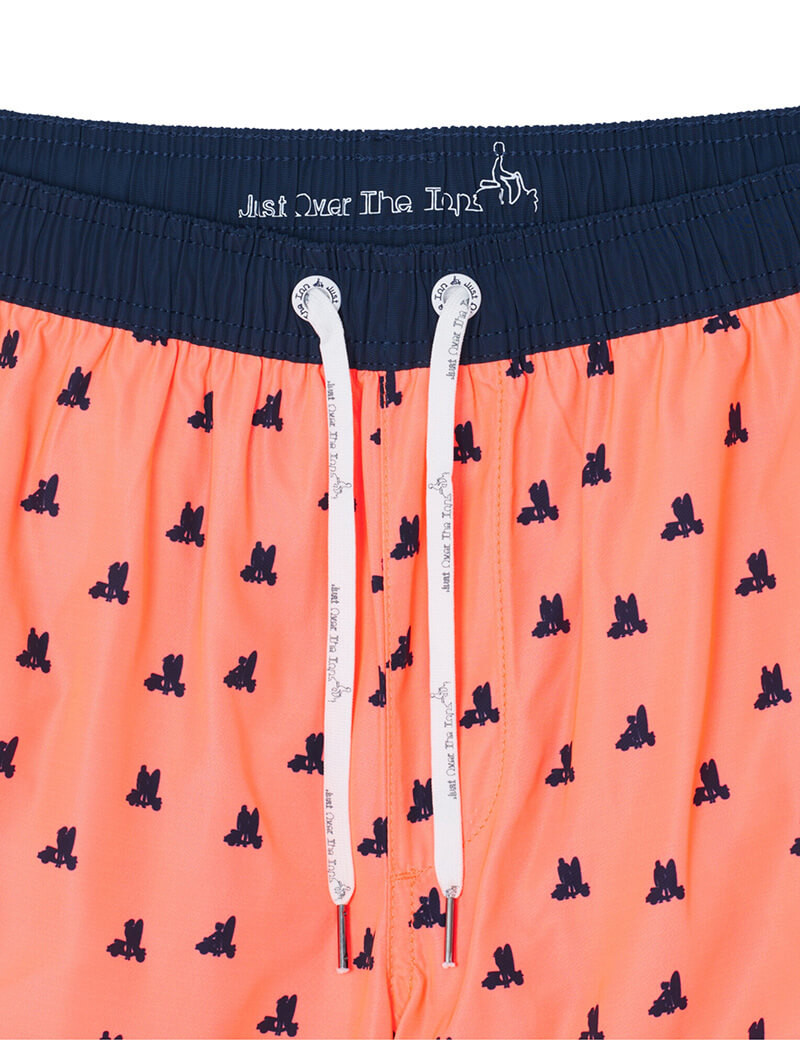 JOTT MAILLOT DE BAIN ENFANT FREJUS SURF ORANGE FLUO