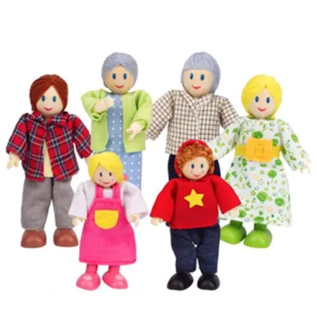 Hape Puppenfamilie, helle Hautfarbe