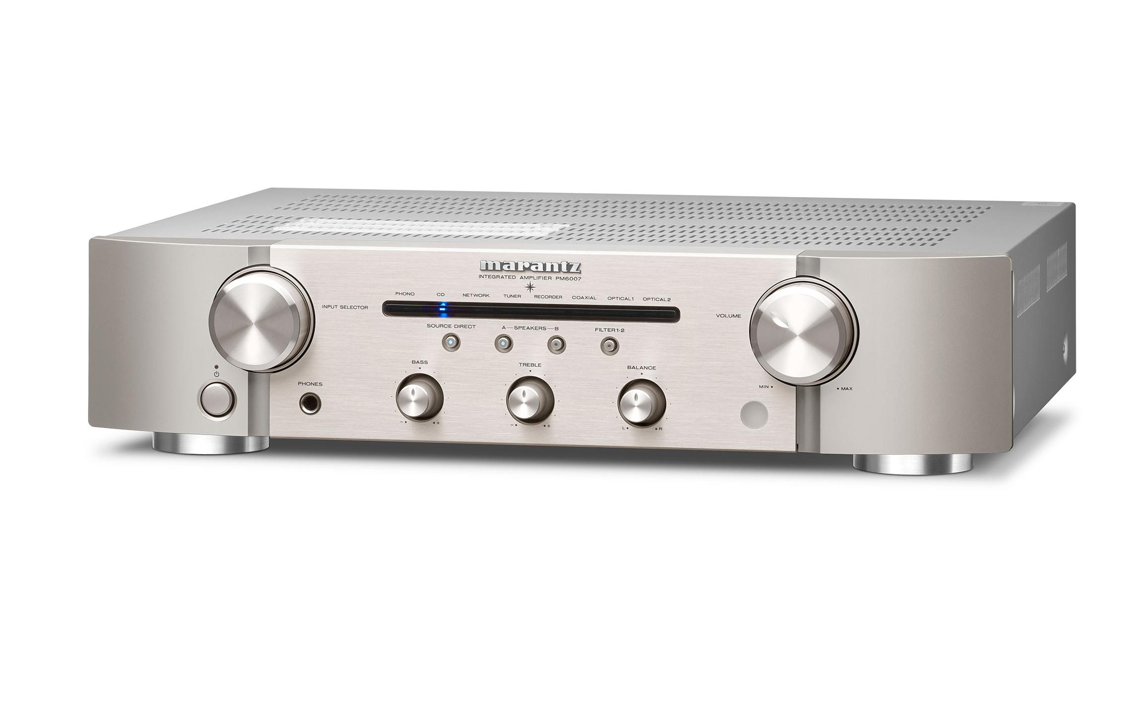 Stereo-Verstärker PM6007 Silber; Gold<br>Vollverstärker mit Digitaleingängen