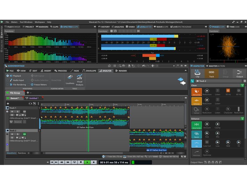 Steinberg Wavelab Pro 12 Audio Editing and Mastering Software
