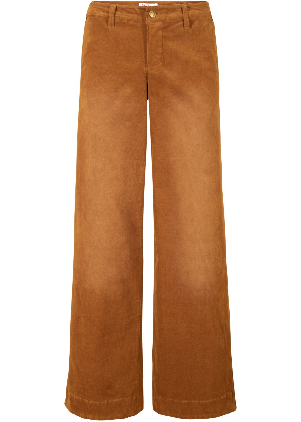 Pantalon en velours côtelé extensible, Wide