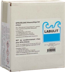 LABULIT Sprudelbad Wasserpflegeset Chlor, 2kg