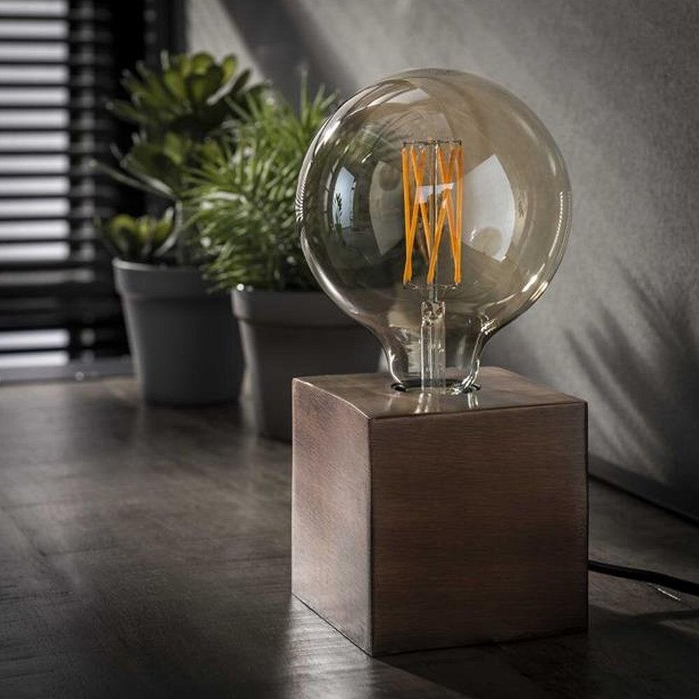 famlights | Mira tafellamp in koper E27