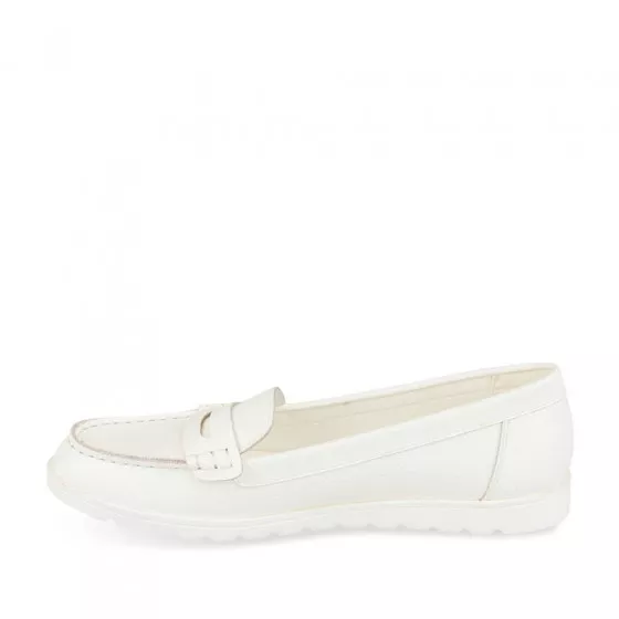 Mocassins BLANC VIA DONNA