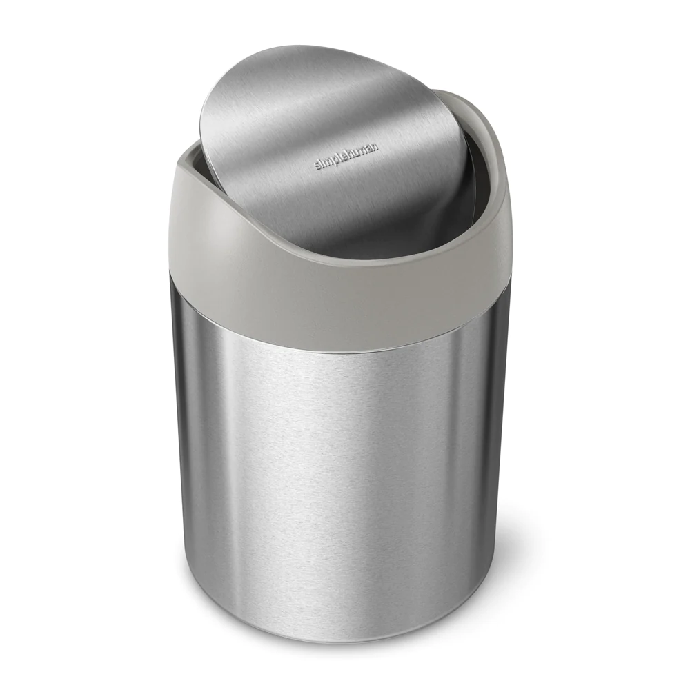 Mini poubelle de table 1,5L inox Simplehuman