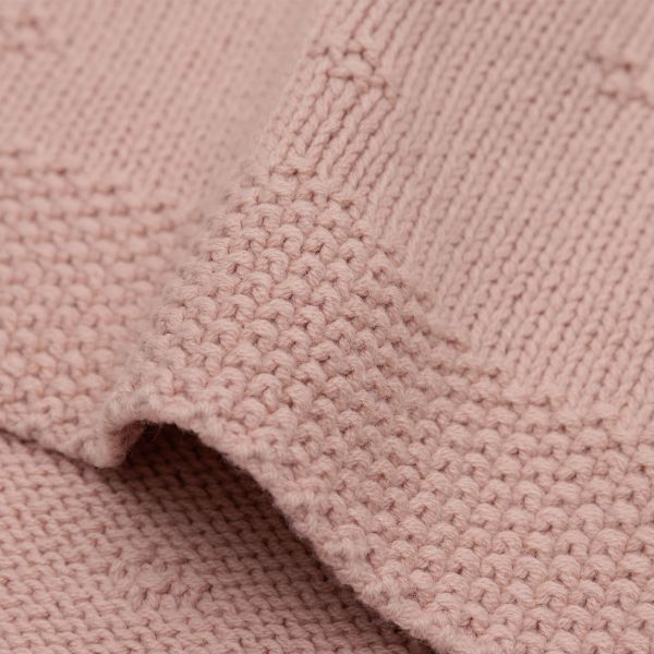 Jollein Cosy Knit Wiegdeken - 75 x 100 cm - Sea Green