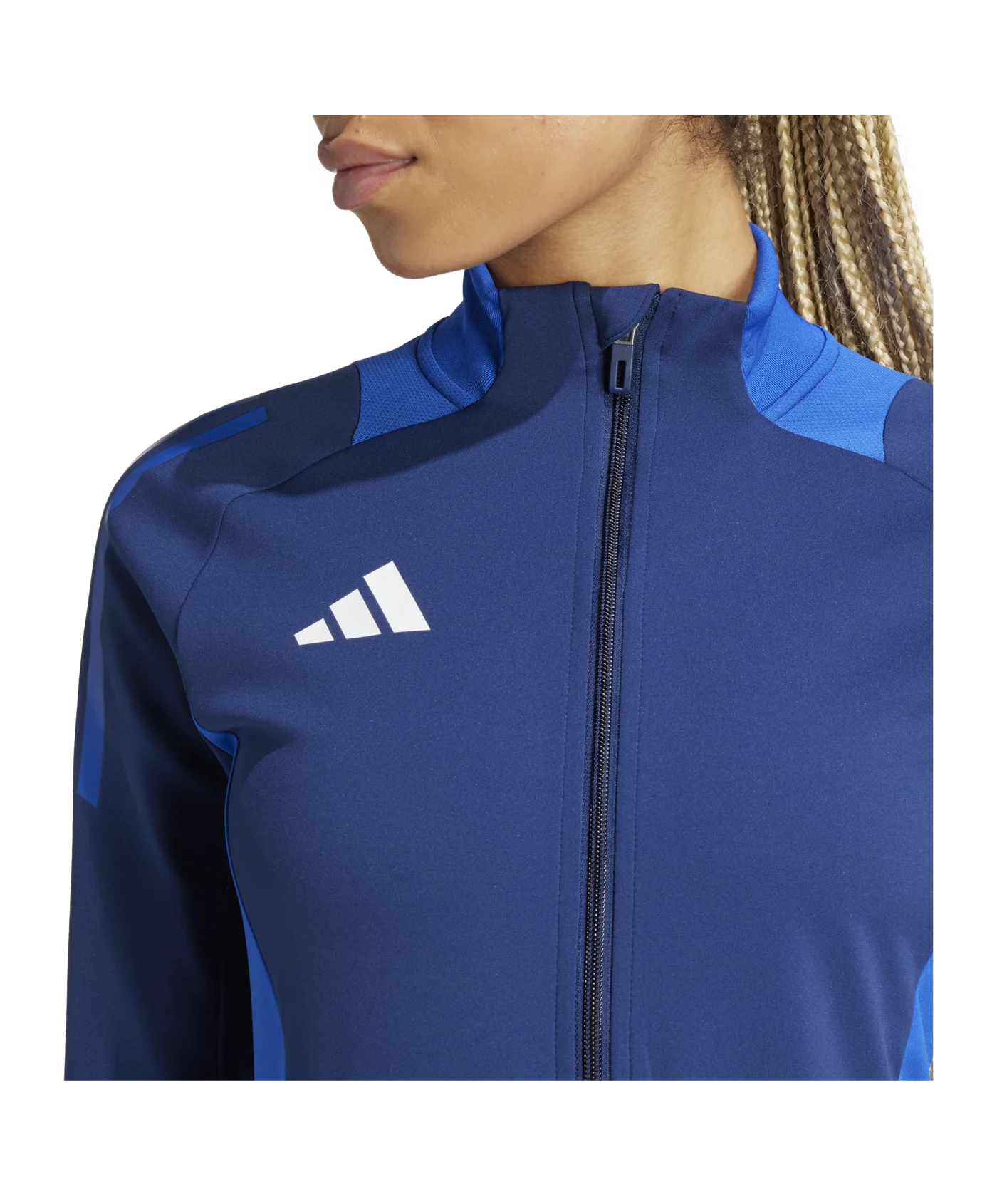 adidas Tiro 24 Competition Trainingsjacke Damen Blau