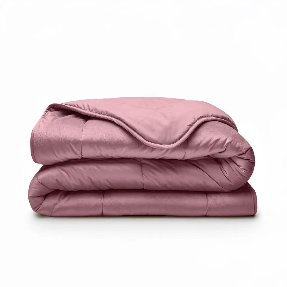 Dekbed zonder Overtrek Velvet 240x200 – Superzacht & Wasbaar – Roze