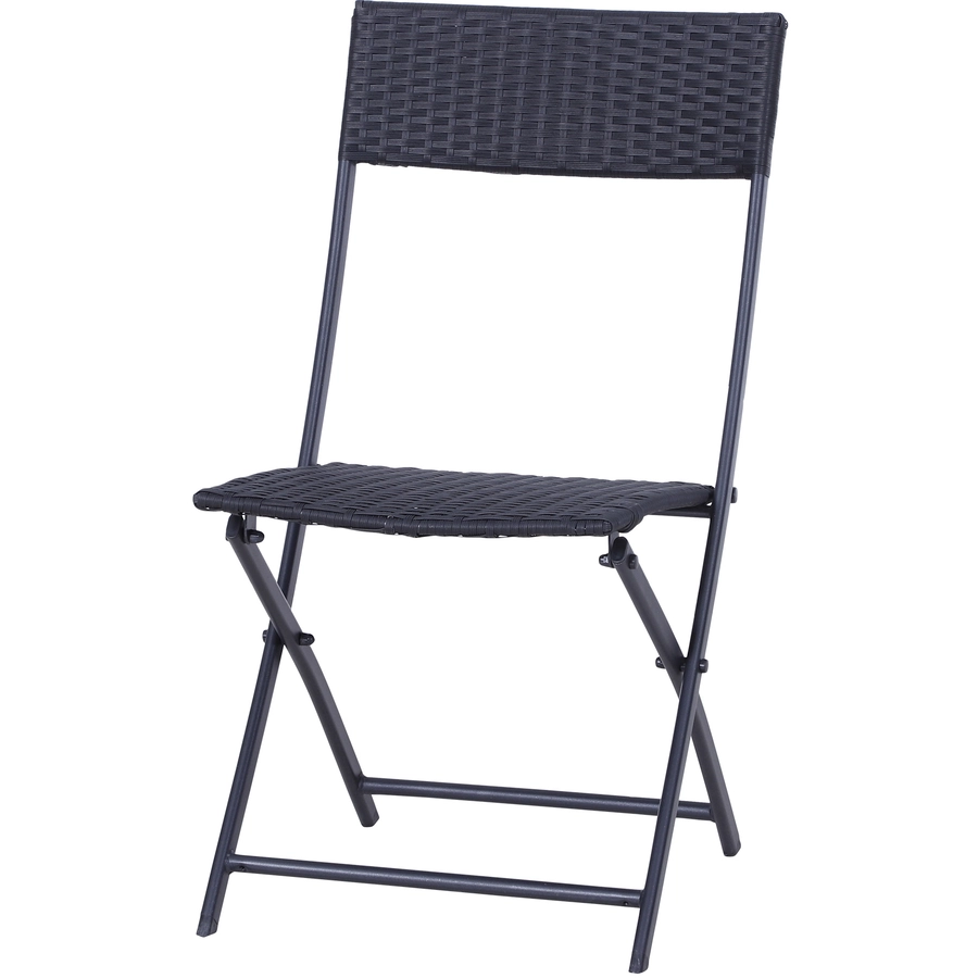 Outsunny Gartenmöbel als 3-teiliges Set schwarz