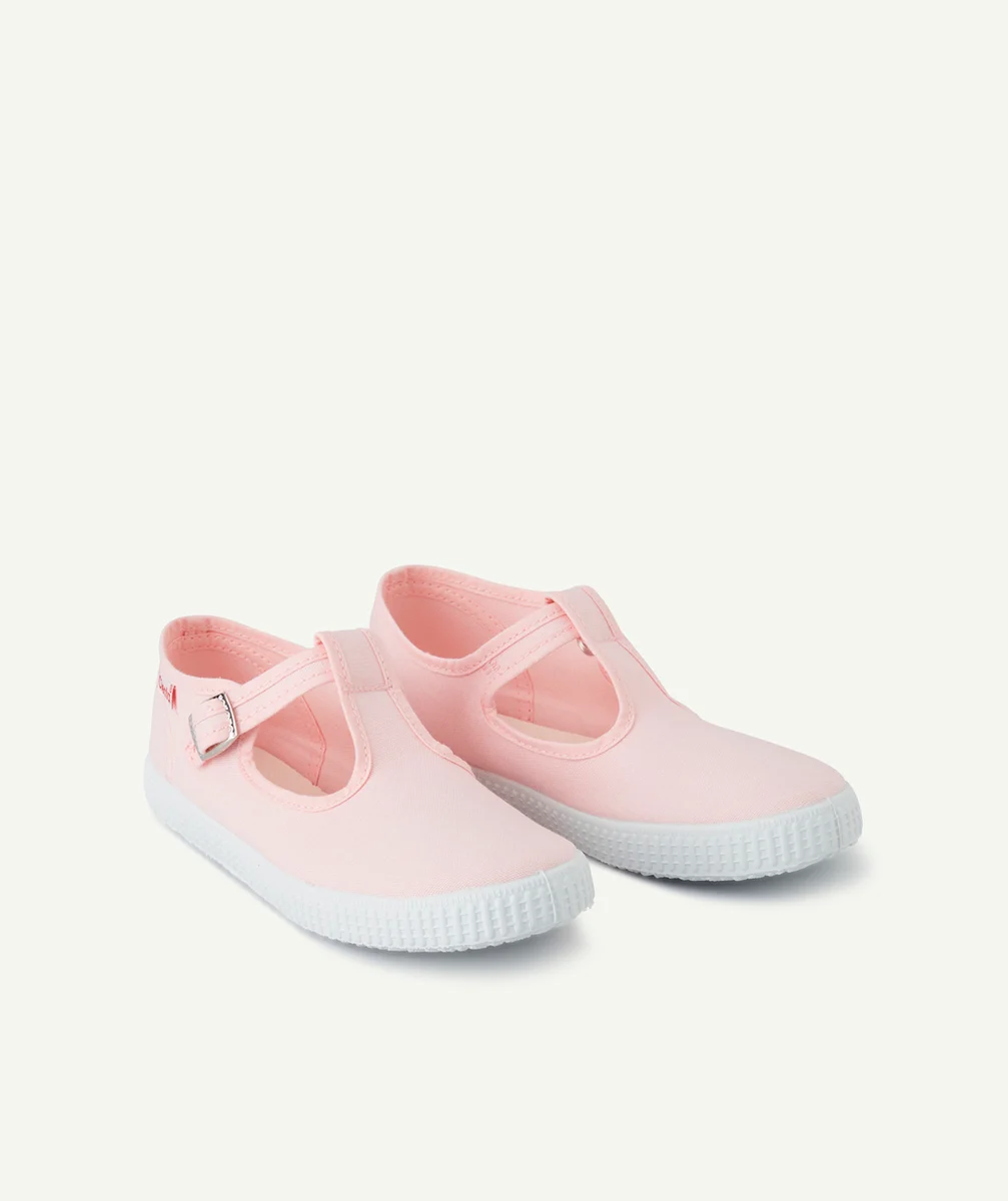 CIENTABASKETS EN TOILE OUVERTES FILLE ROSES