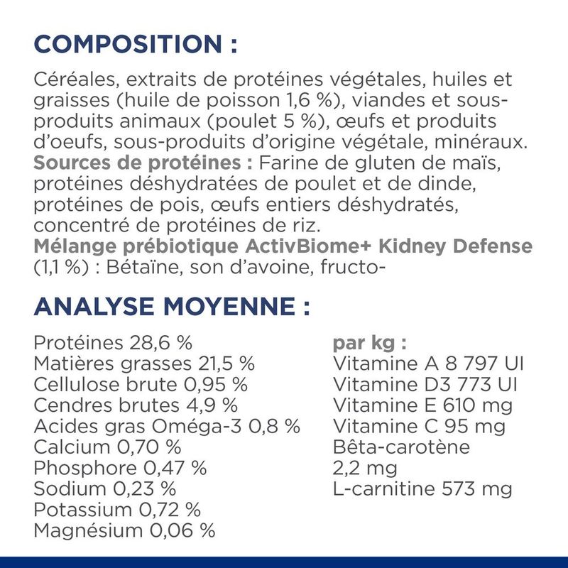 Hill's Prescription Diet Feline k/d Kidney Care à prix discount sur bitiba.fr