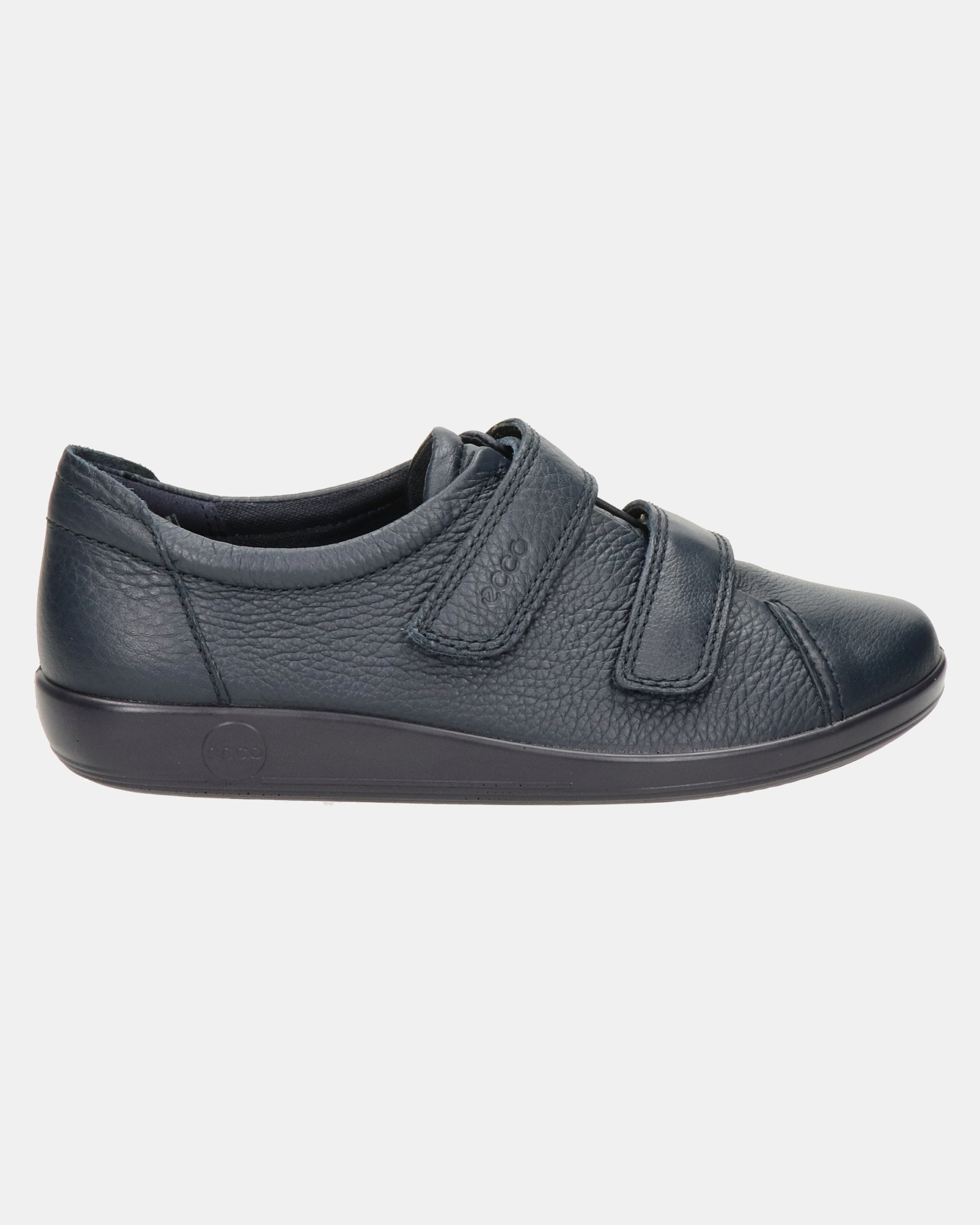 Ecco Soft 2.0 Klittenbandschoenen  - blauw