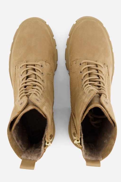 Tamaris Veterboots beige Imitatieleer