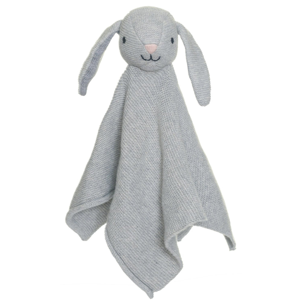 Køb Teddykompaniet Grå Teddy Baby - Nusseklud Strikket, Kanin, 28 Cm