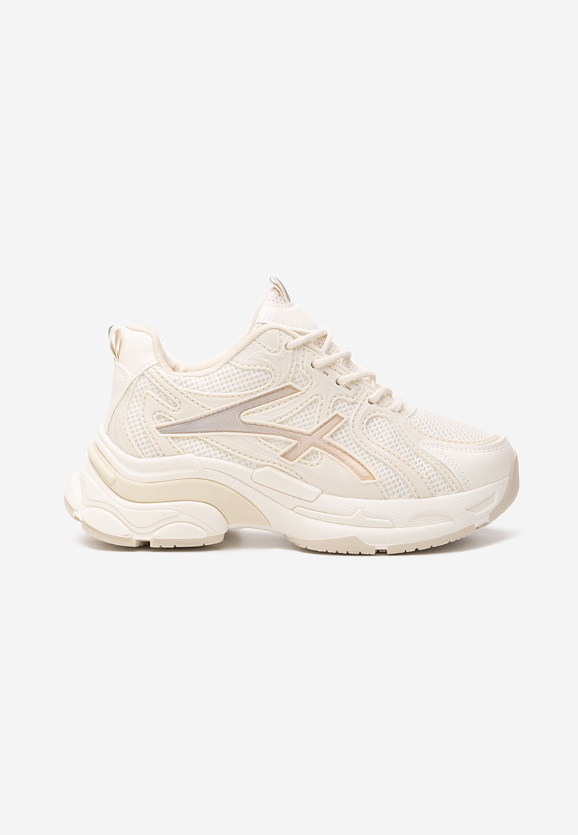 Baskets pour femme beige Chanelle