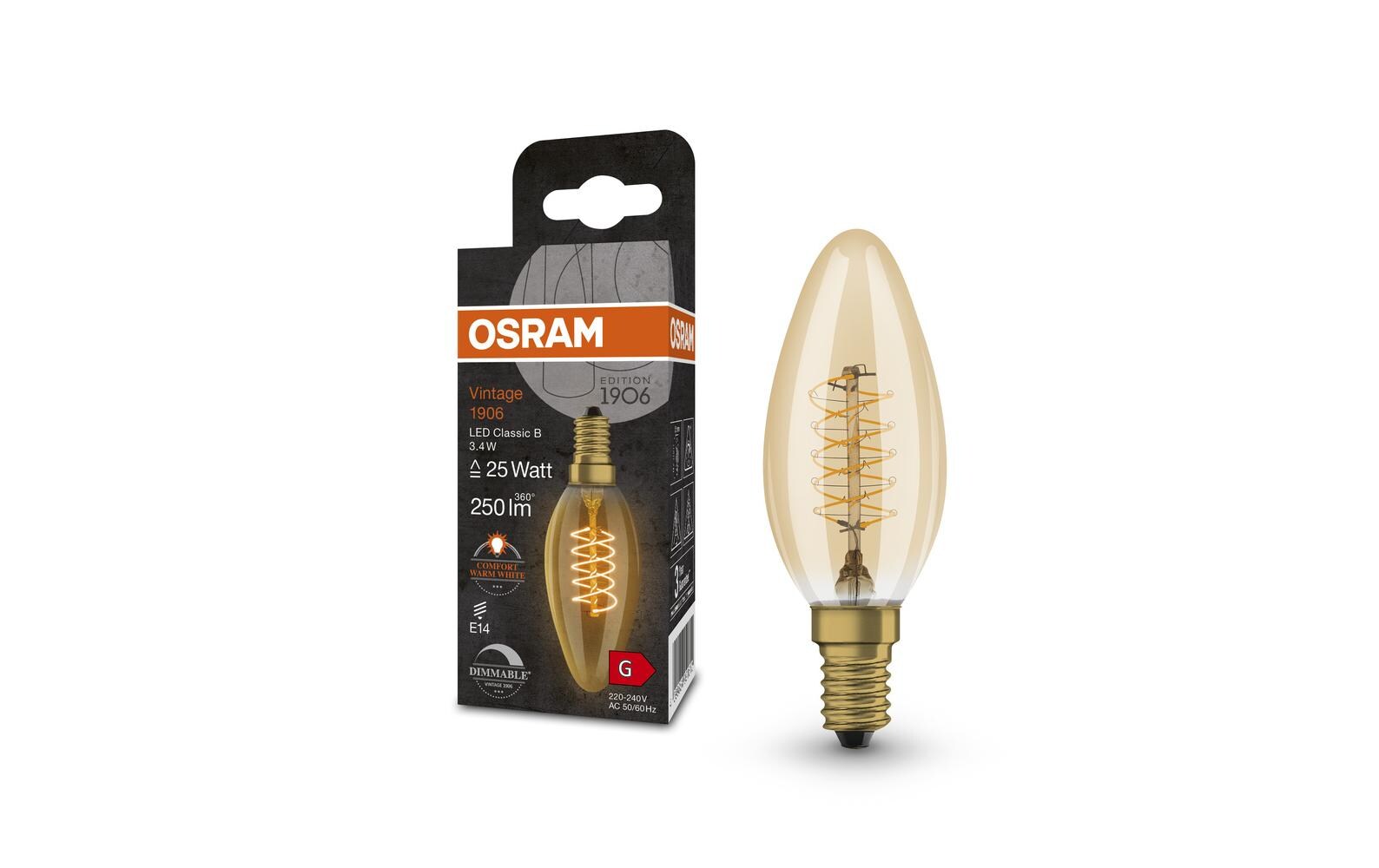 Lampe Vintage 1906 LED DIM WarmweissDimmbare LED-Lampen, Vintage-Edition