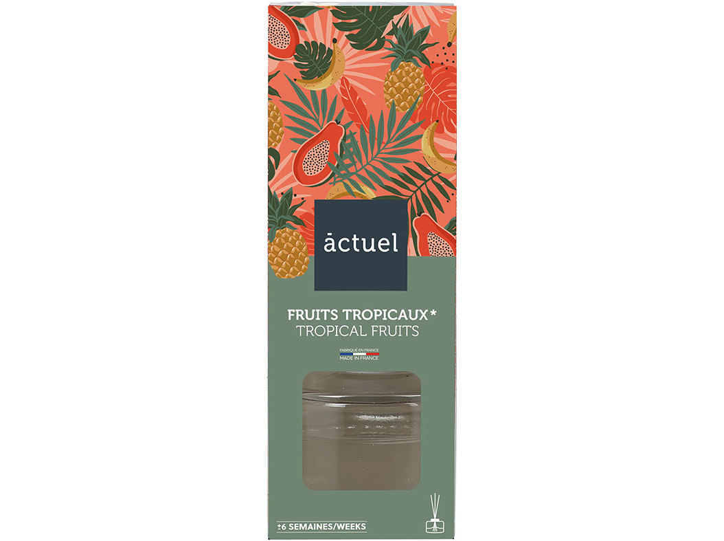 DIFUSOR MIKADO ACTUEL FRUTOS TROPICAIS 90ML