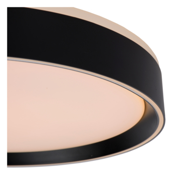 Lucide NURIA plafonnière Ø 40 cm LED dimb. 2700K 3 StepDim Zwart