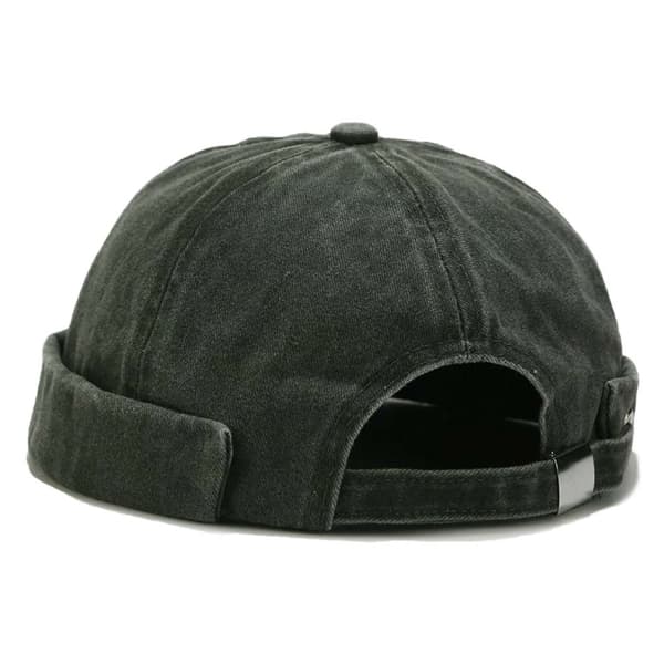 Vintage vasket Miki Hat Hat Beanie Docker Sotar Mot Green