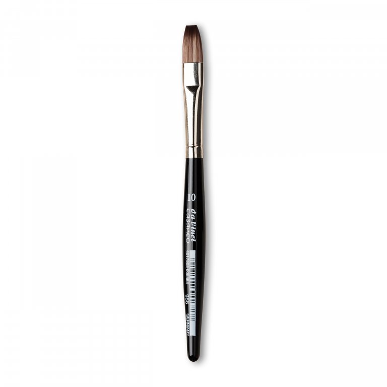 Da Vinci Mini Aquarellpinsel Casaneo XS, flach