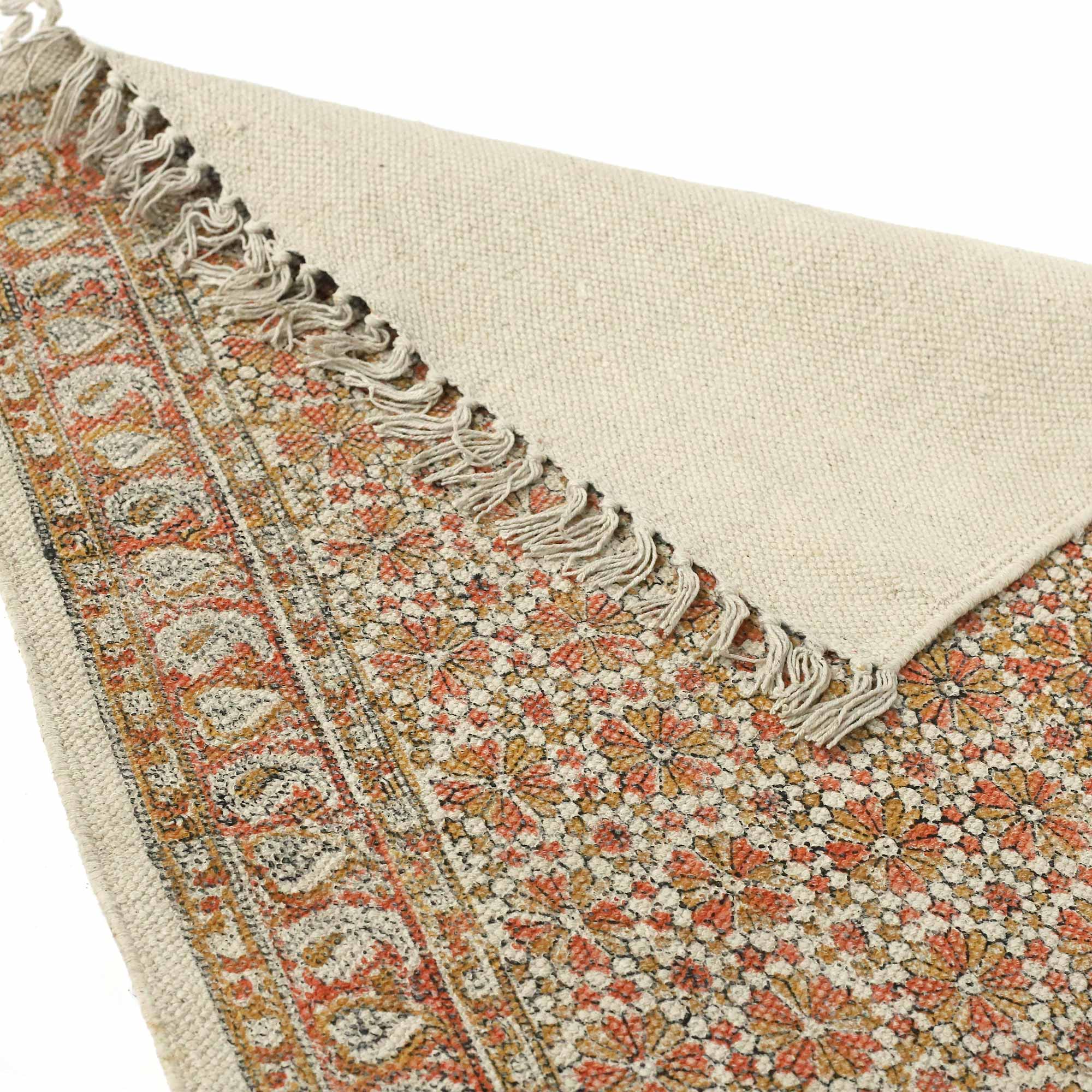 Mini-Rug 'Anaya', handbedruckt, B 90 cm, L 60 cm von fischer's lagerhaus