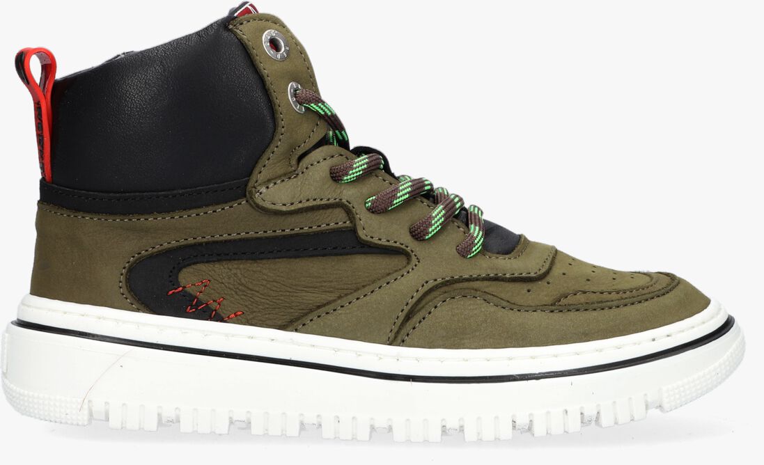 RED-RAG groene red-rag hoge sneaker 13515