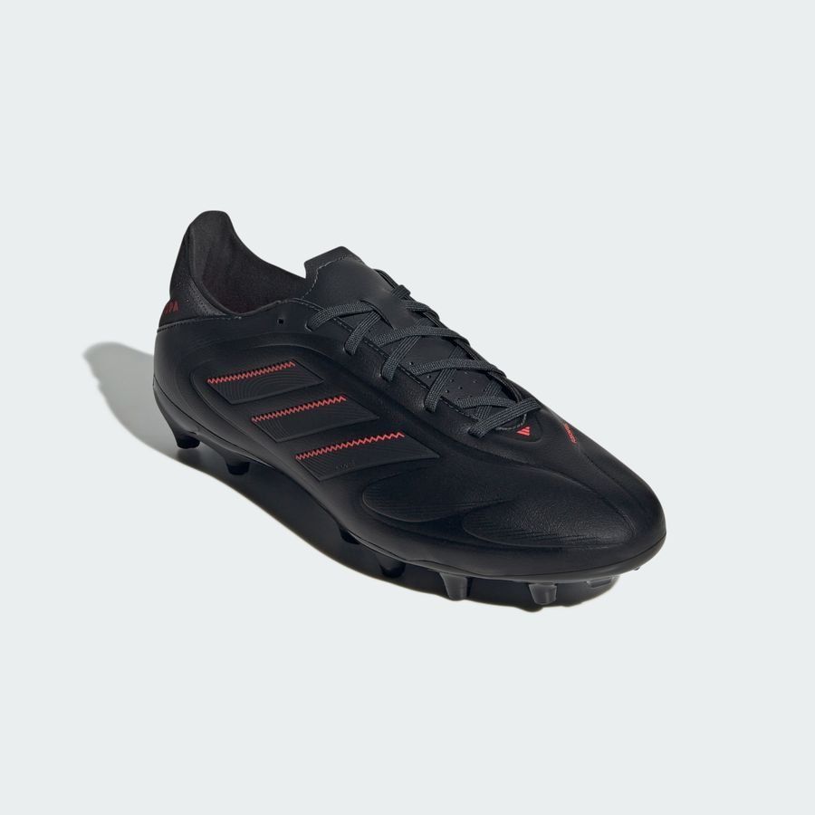 adidas Copa Pure League III FG/AG Stealth Victory - Noir/Gris/Lucid Red