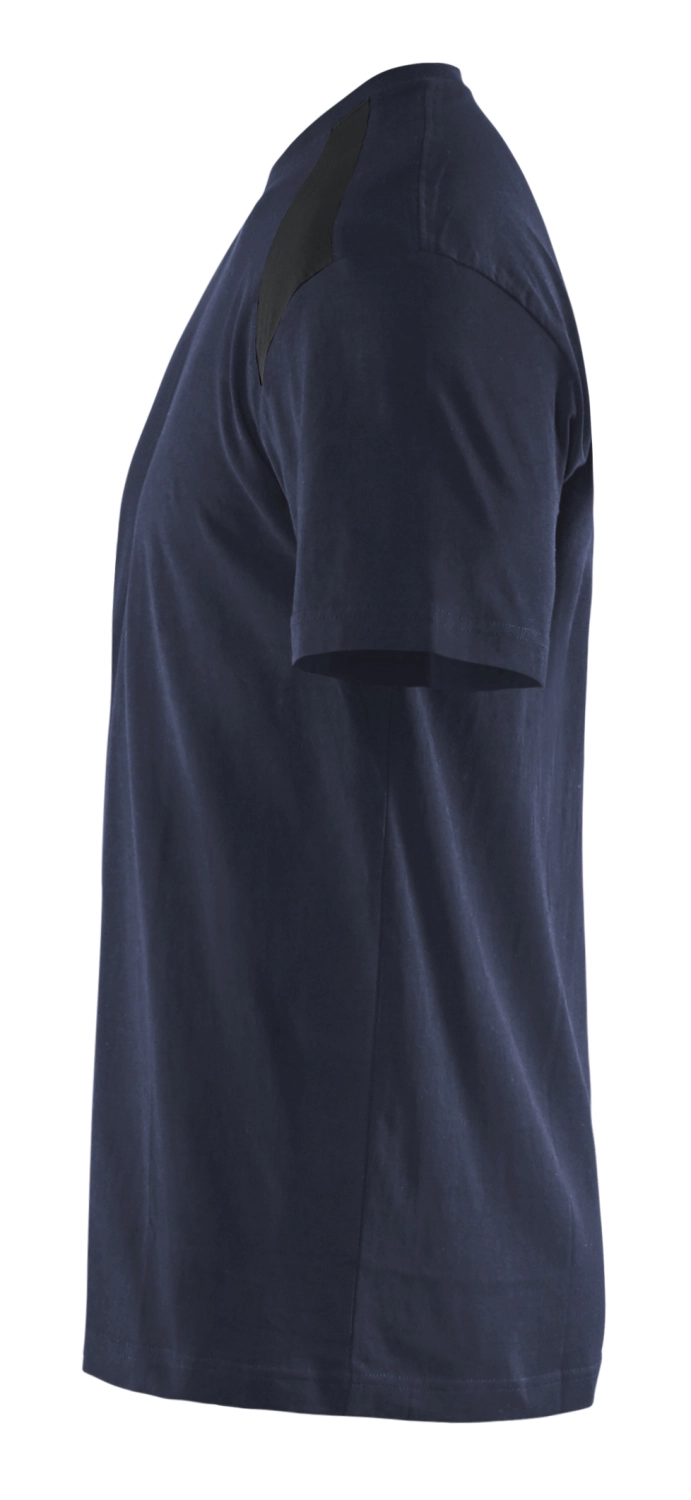 Blåkläder 337910428699M T-shirt bi-colour - donker marineblauw/zwart - M