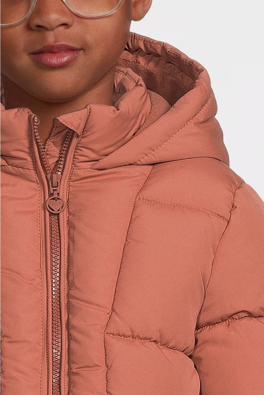 LOOXS winterjas oranjebruin