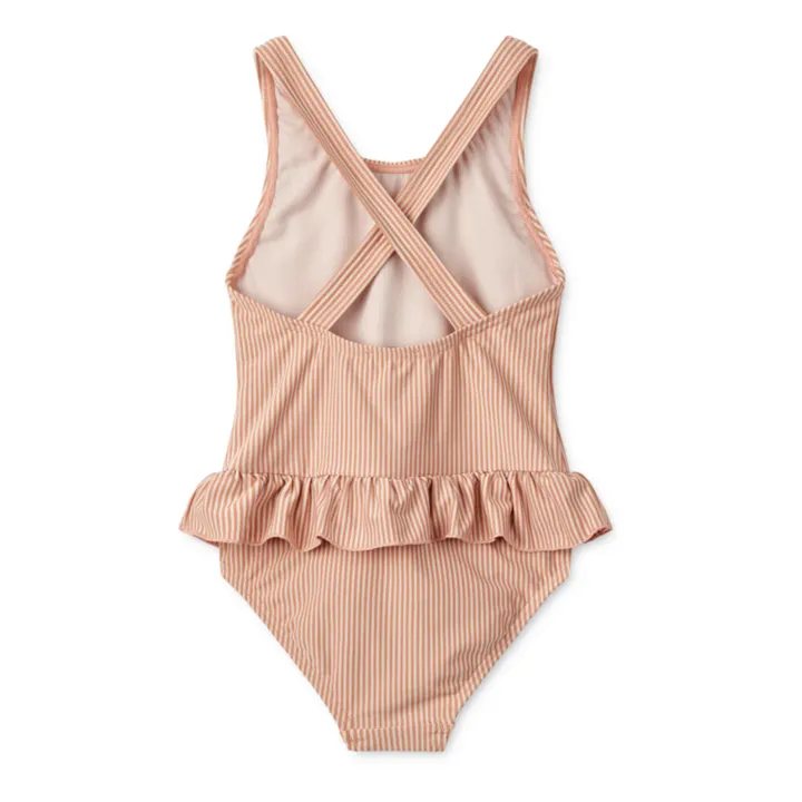 Liewood Maillot 1 Pièce Amara Rayé | Abricot