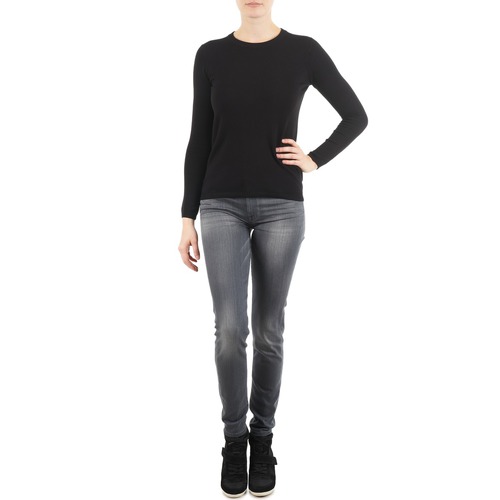 7 for all Mankind - THE SKINNY DARK STARS PAVE - Gris