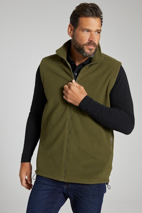 Fleeceweste, Outdoor, Stehkragen, bis 8 XL