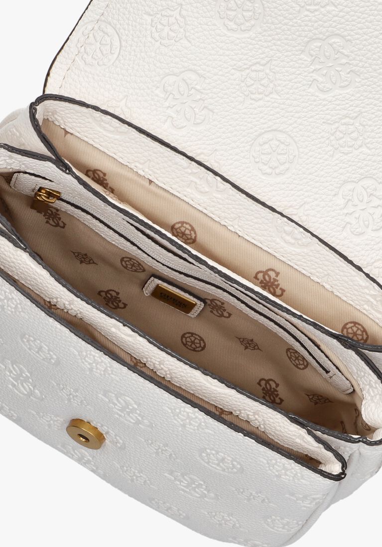 GUESS creme guess schoudertas izzy peony tri