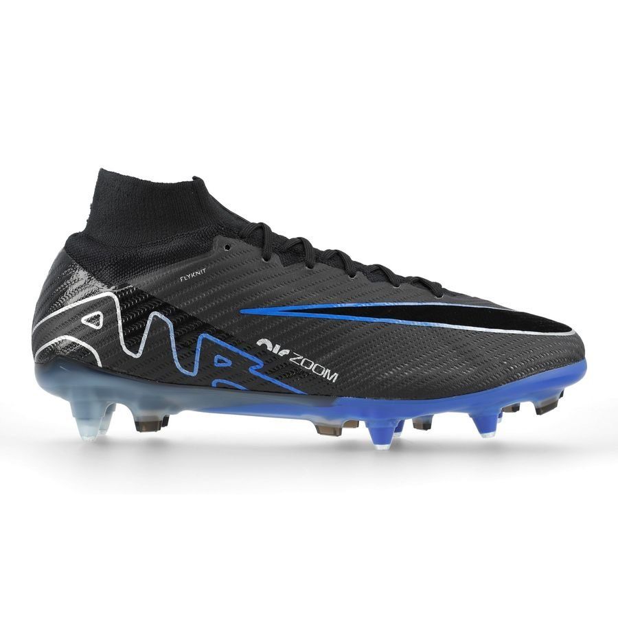 Nike Air Zoom Mercurial Superfly Elite 9 SG-PRO Anti-Clog Shadow - Noir/Chrome/Bleu