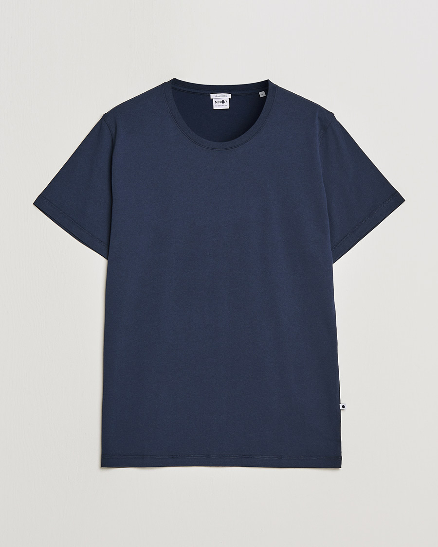 NN07 Pima Crew Neck Tee Navy Blue