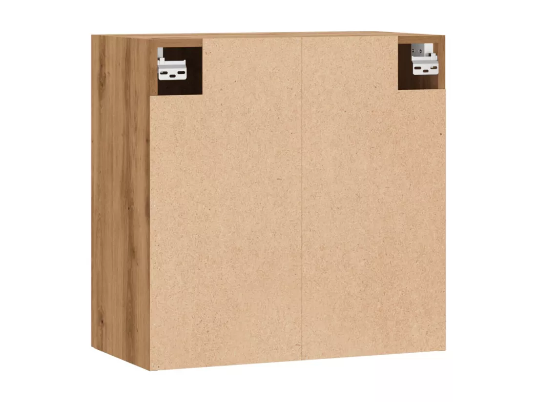 Armoire murale chêne artisanal 60x31x60 cm bois d'ingénierie