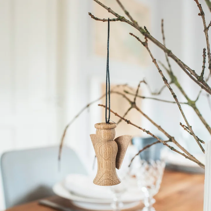 ArchitectMade - Jul Christbaumschmuck Engel, Eiche