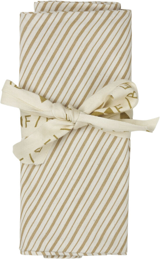 Fabelab Nursing Pillow Cover - Caramel Stripes Natural/caramel s