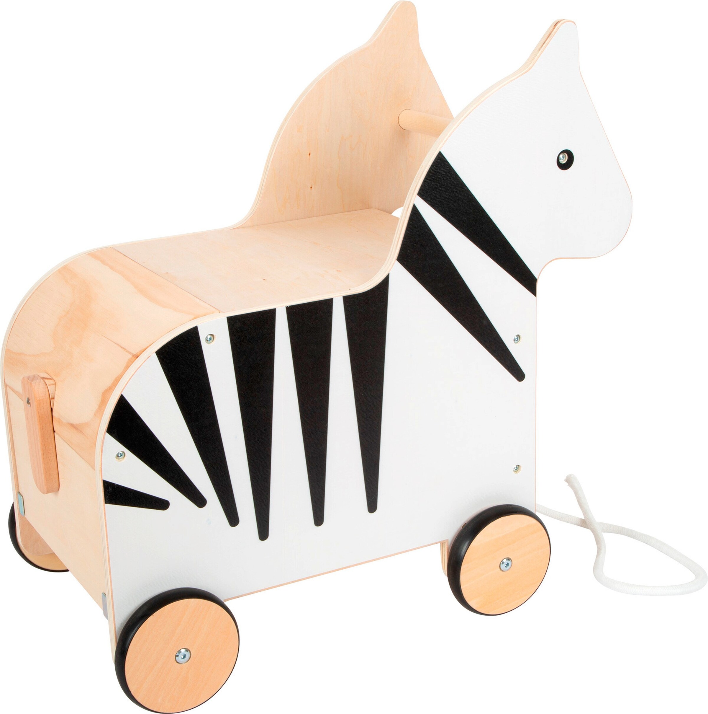 small foot Spielzeugkiste mit Rollen Zebra Wildlife
