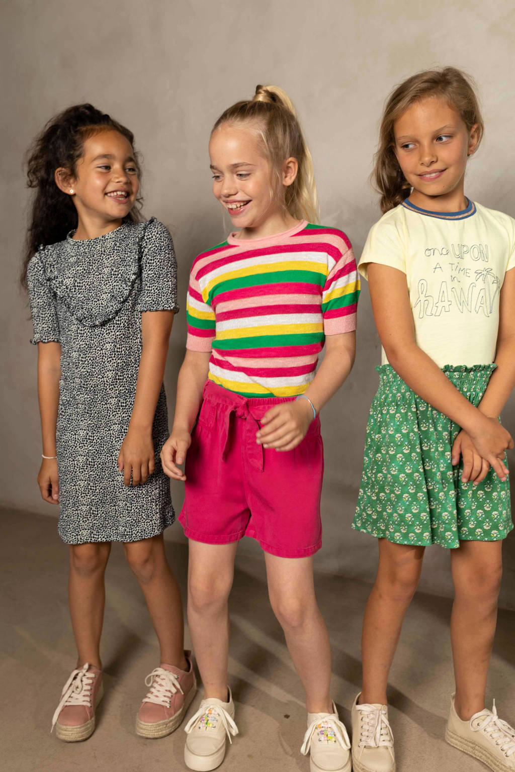 Like Flo regular fit short fuchsia