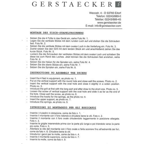 Tisch-Stapeltrockner