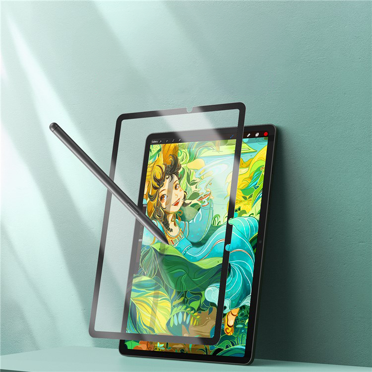 Samsung Galaxy Tab S9 / S8 / S7 Papier-Textur Paper-Feel Vollbild Display Schutzfolie Wiederverwendbar