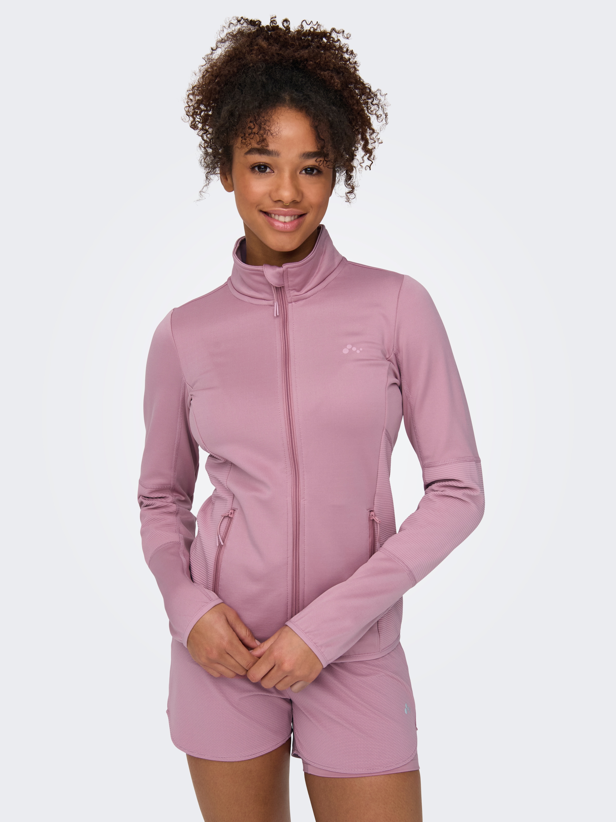 ONLY Play Trainingsjacke »ONPJETTA HN FLEECE JCK - NOOS« ohne Kapuze