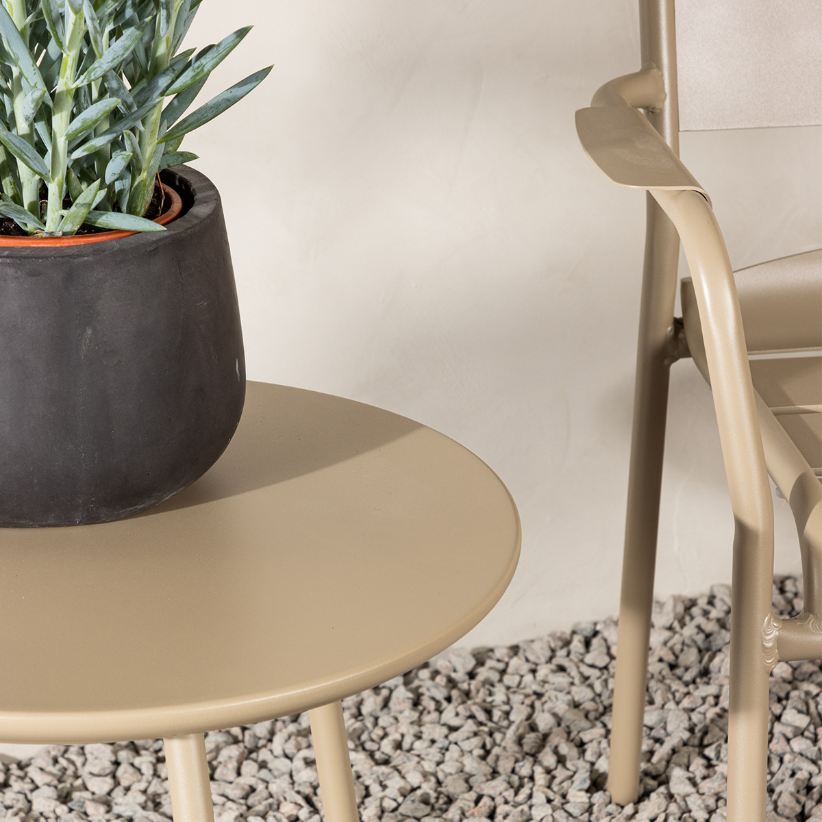 Tuin bistroset Caro Beige